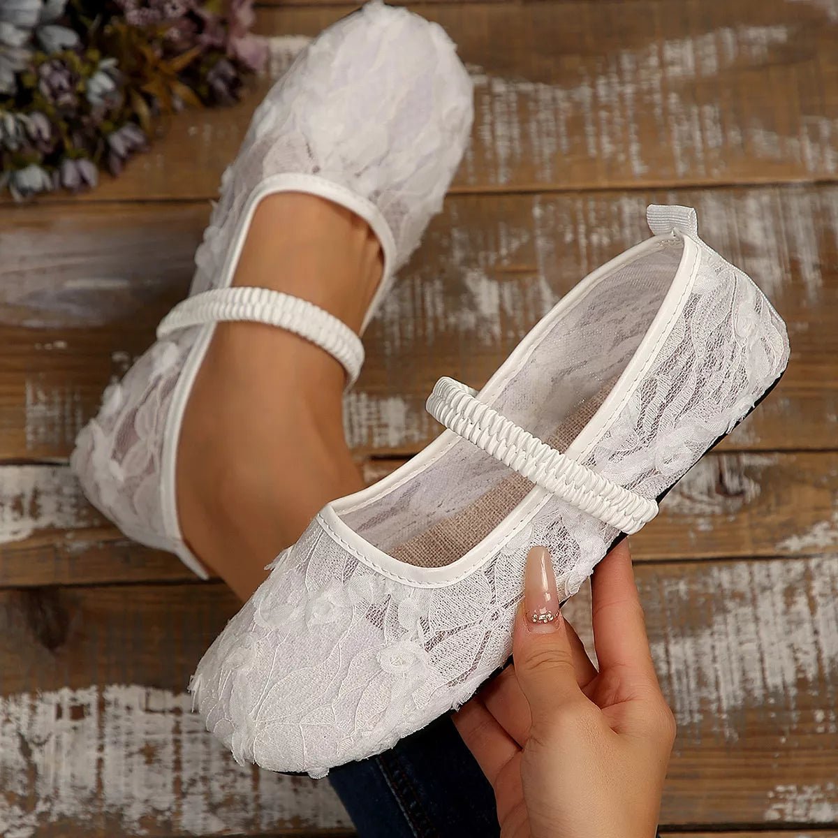 Round Toe Flats Slip - Ons - Loving It Shop