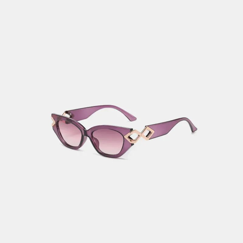 Polycarbonate Frame Cat - Eye Sunglasses - Loving It Shop