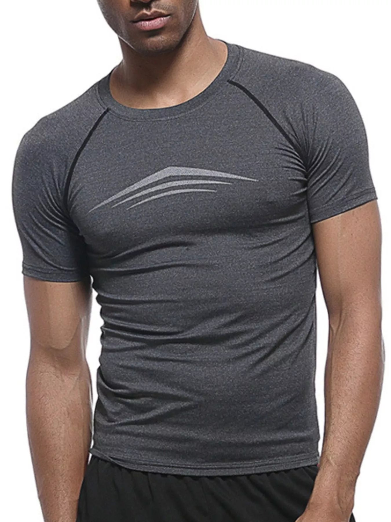 Men's Round Neck Active T-Shirt
