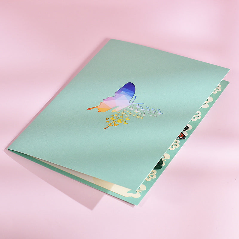 Butterfly Pop-Up Greeting Cards for Mother&