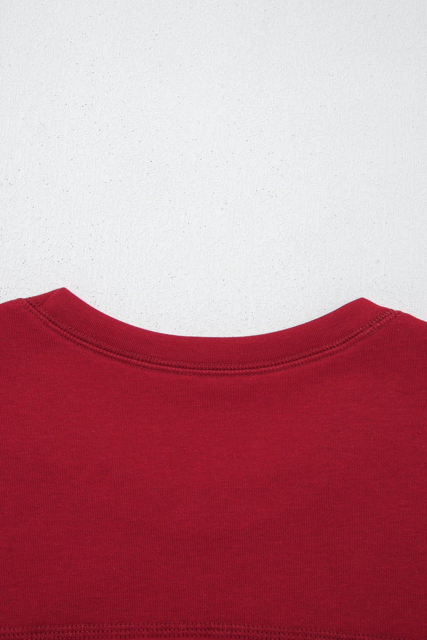Racing Red Drop Shoulder Boxy Tee and Barrel Pants Set