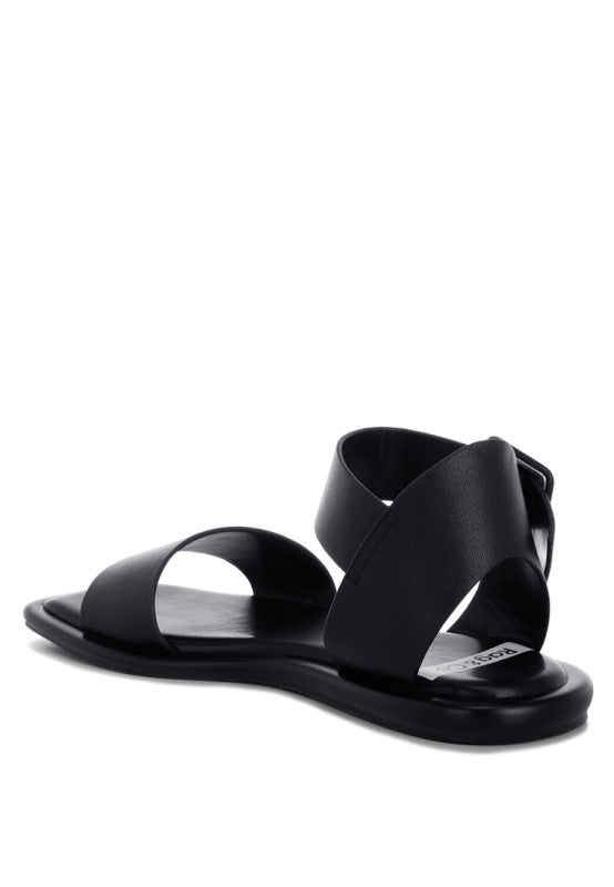 Tayana Chunky Buckle Strap Flats