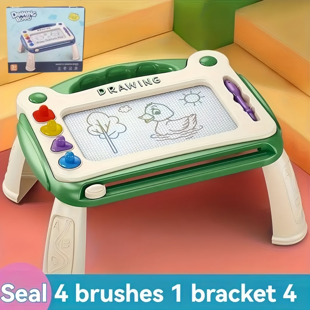 Magnetic 3-in-1 Drawing Board Toy, Draw, Write, Erase &amp; Repeat
