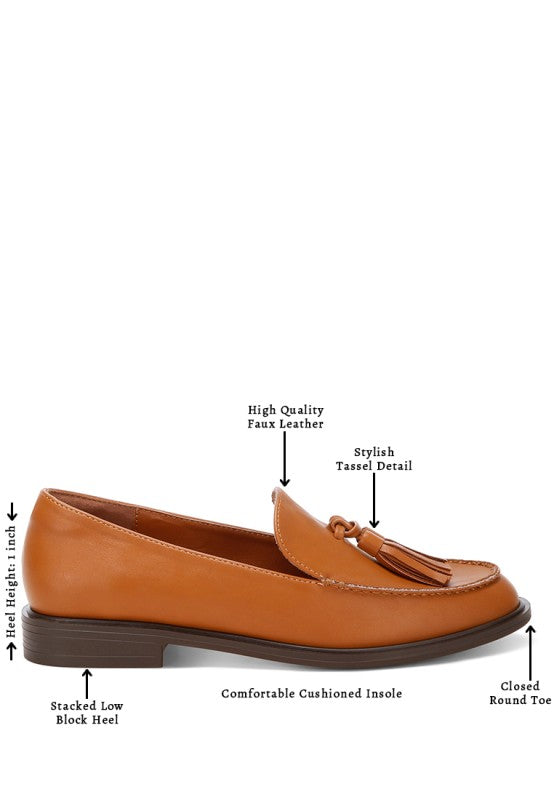 Atilia Tassel Detail Loafers