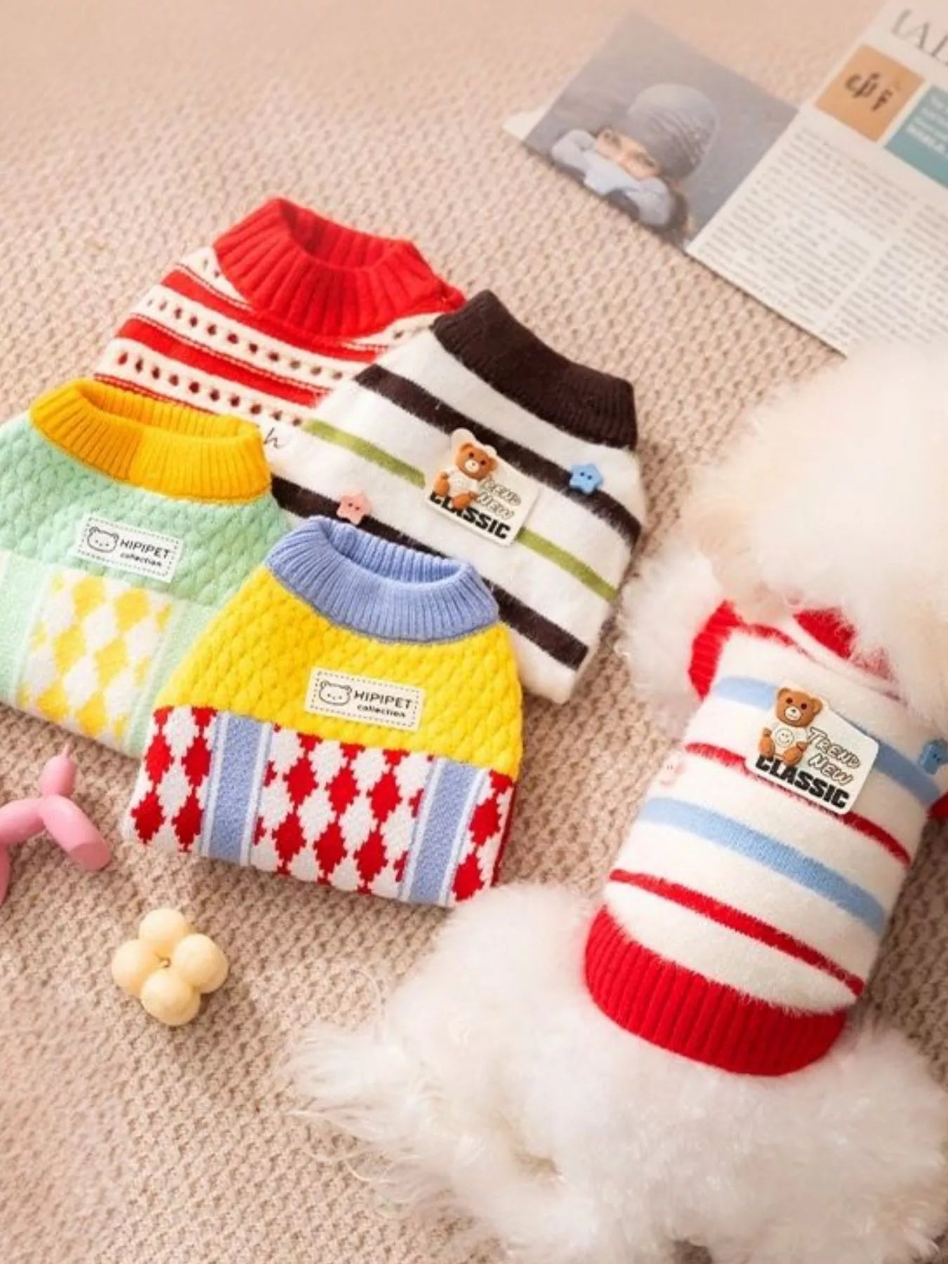 Warm Knitted Pet Sweater - Loving It Shop