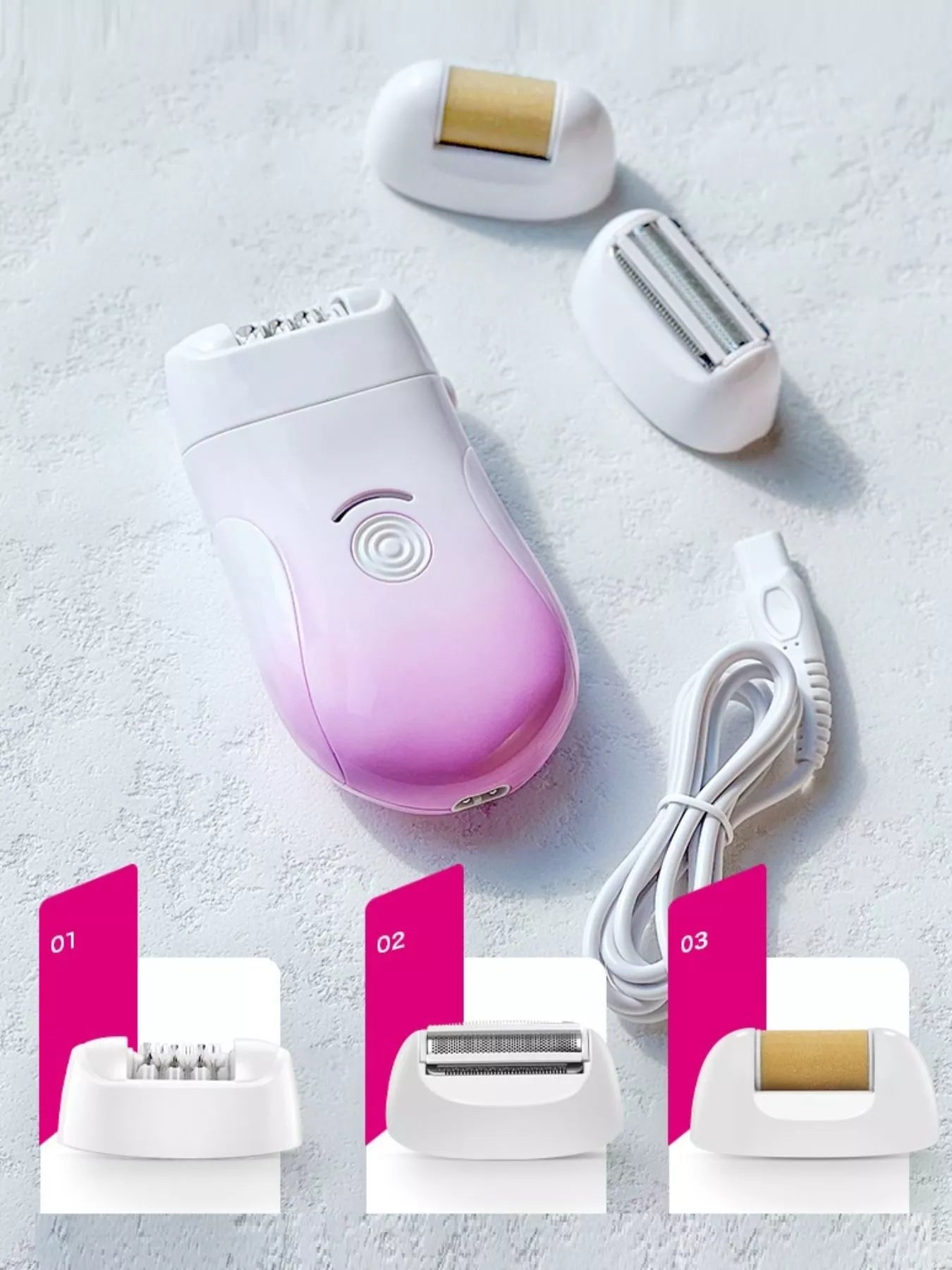 3 - in - 1 Portable Hair Removal - Loving It Shop