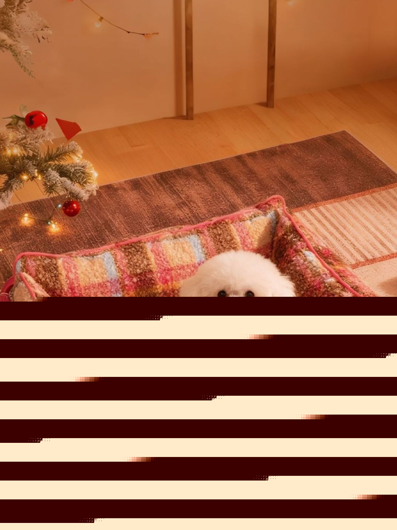 Plaid Pattern Plush Sofa Pet Bed - Loving It Shop