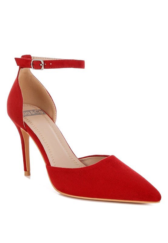 Dolona Microfiber Stiletto Heel Sandals - Loving It Shop