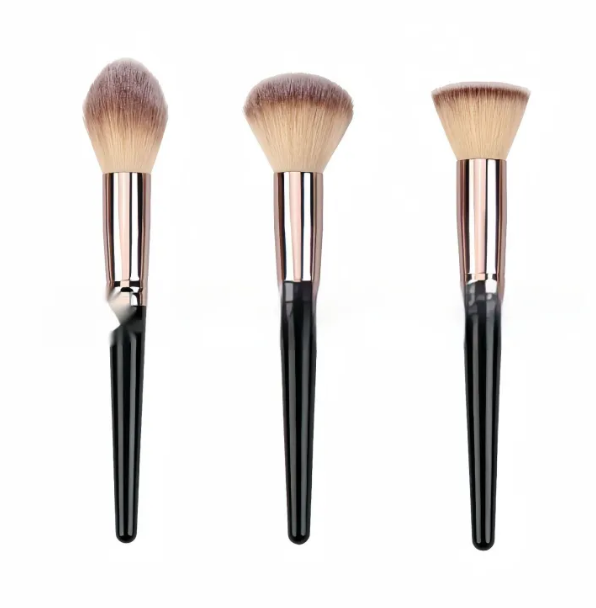 Black Makeup Brush Set – Face &amp; Eyes