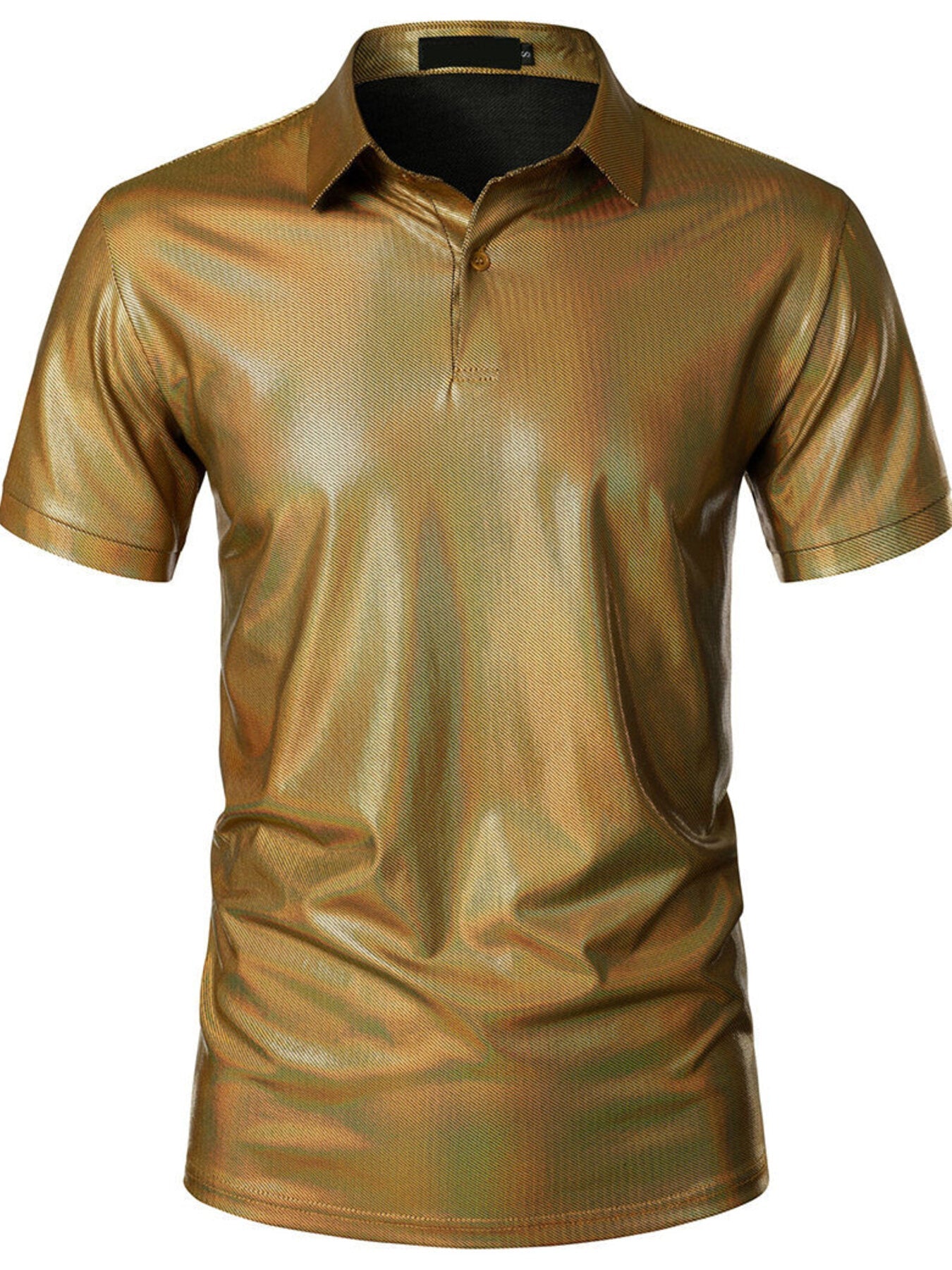 Men's Collared Neck Short Sleeve Polo