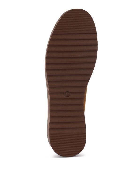 Daiki Platform Lug Sole Tassel Loafers - Loving It Shop