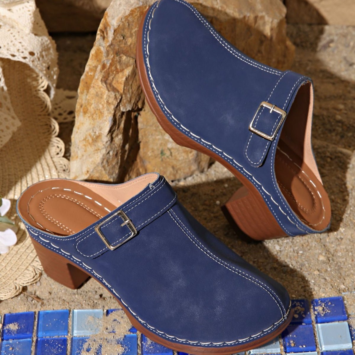 Round Toe Platform Slip - Ons - Loving It Shop