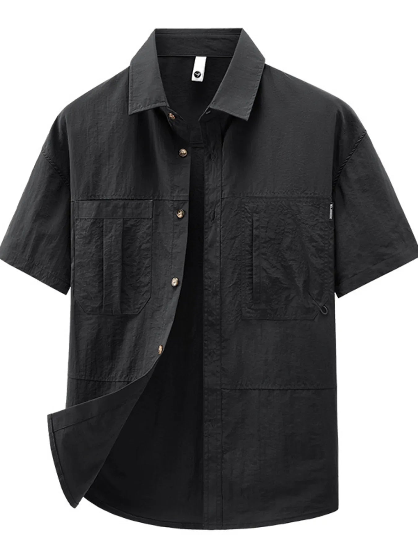 Men's Plus Size Casual Lightweight Short Sleeve Shirt