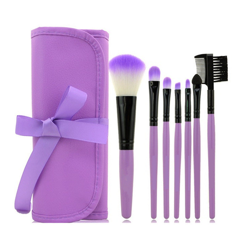 7-Piece Makeup Brush Set with Premium Brush Bag
