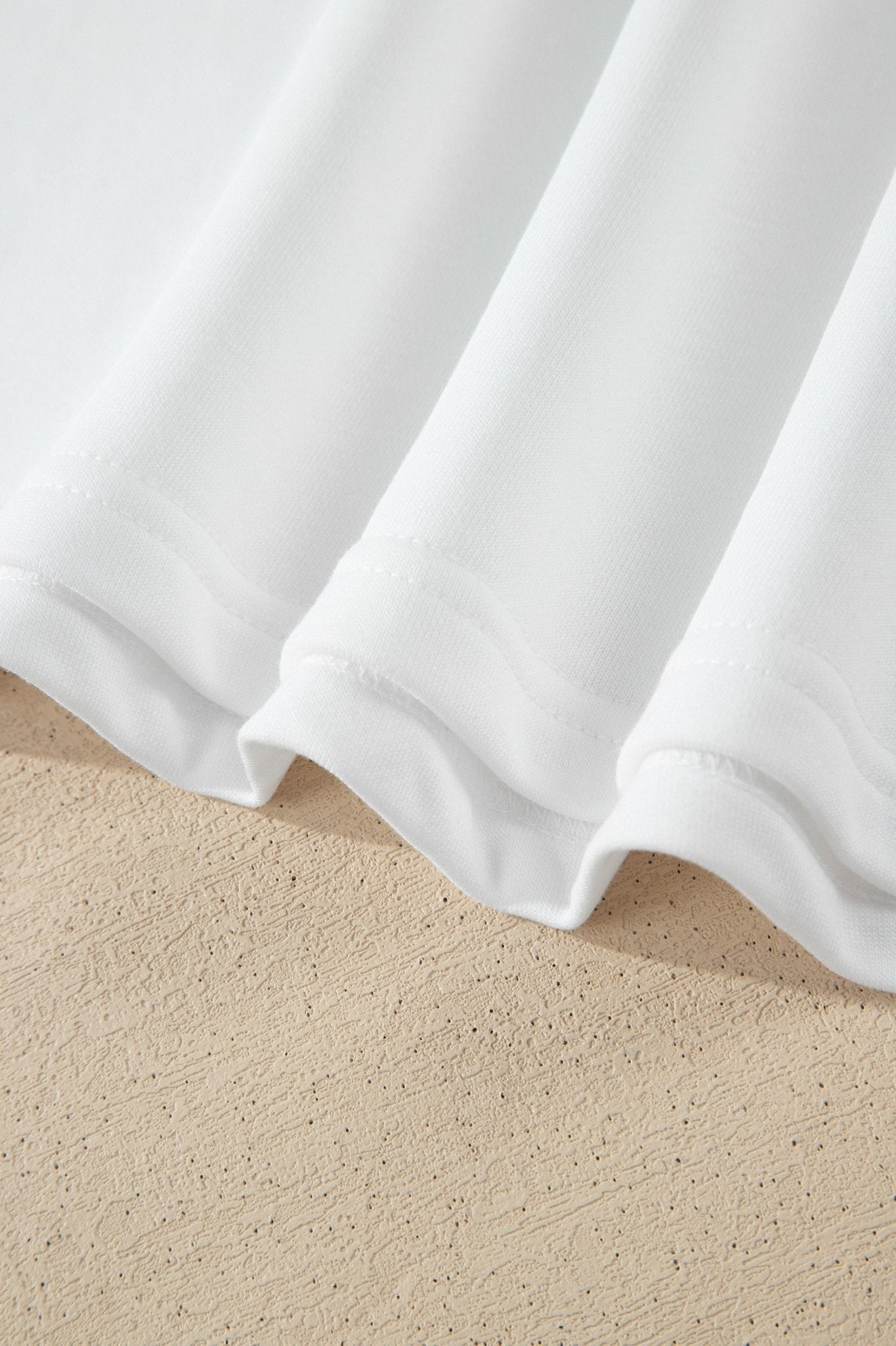 White Striped Frilled Collar Short Sleeve Blouse - Loving It Shop