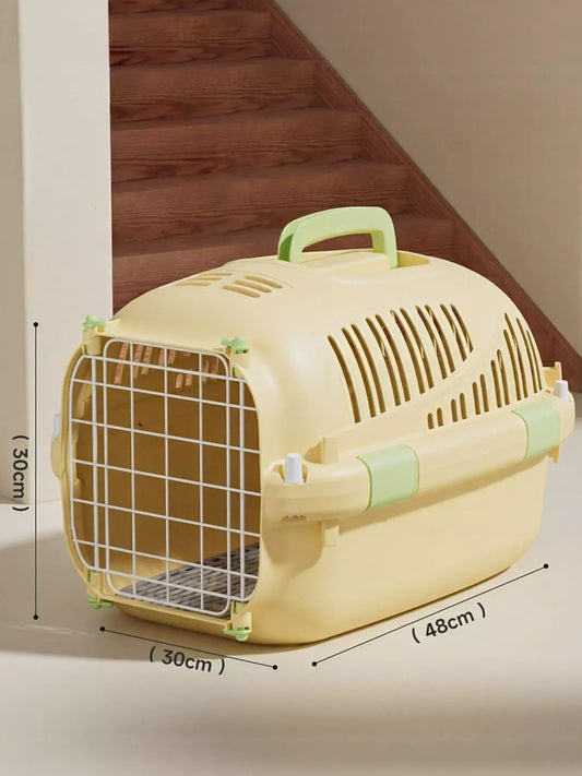 Portable Ventilated Pet Carrier Travel Cage - Loving It Shop