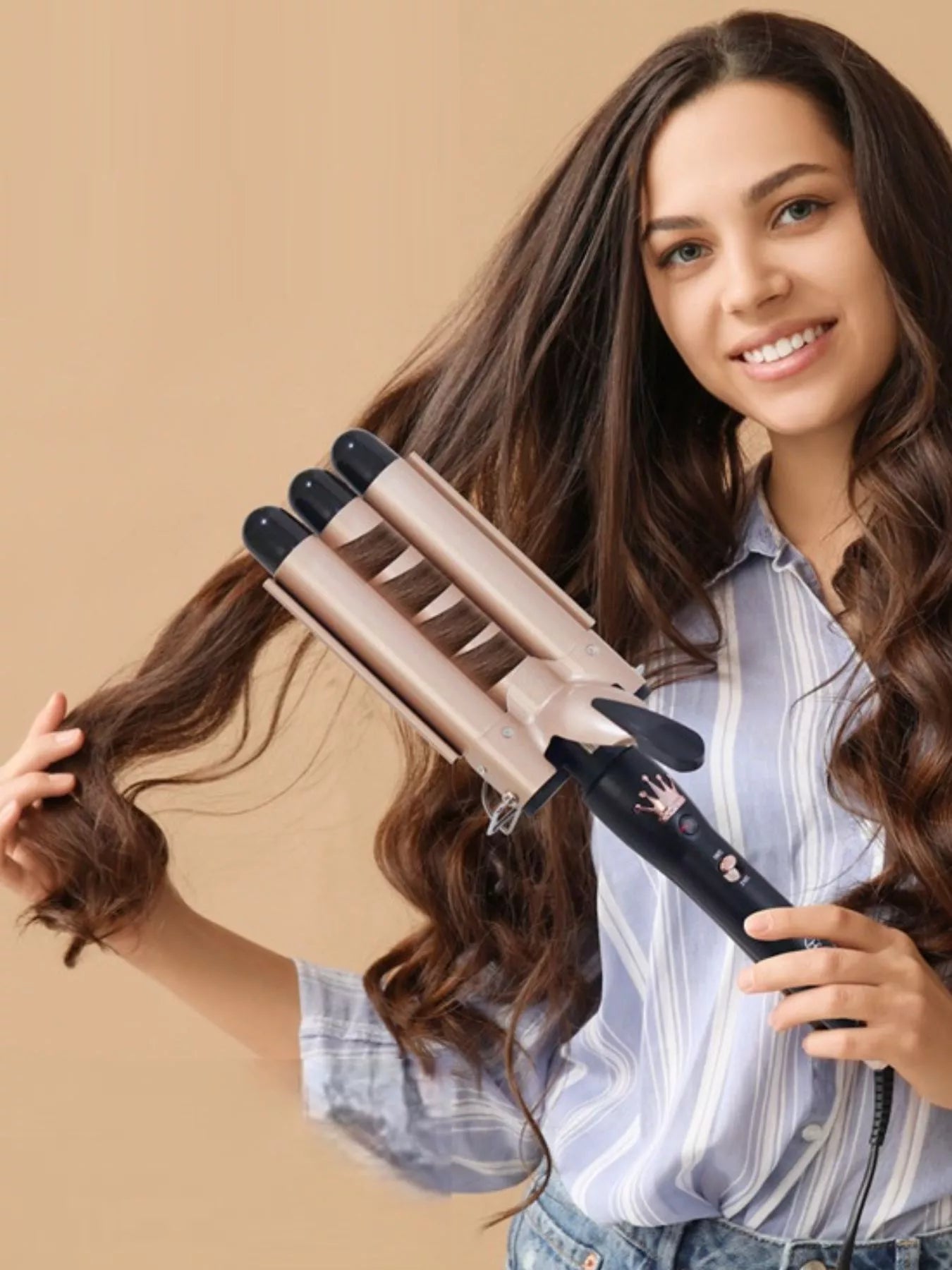 3 - Barrel Instant Waver Curling Iron - Loving It Shop