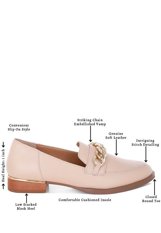 POLA Leather Horsebit Loafers - Loving It Shop