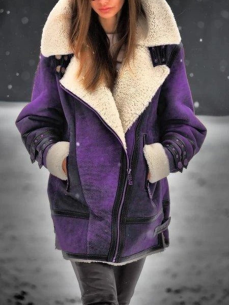 New European And American Thickened Fur One-piece Women&