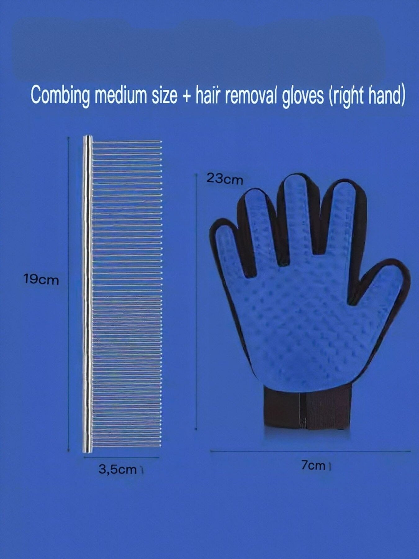 Stainless Steel Pet Grooming Comb for Hair Removal - Loving It Shop