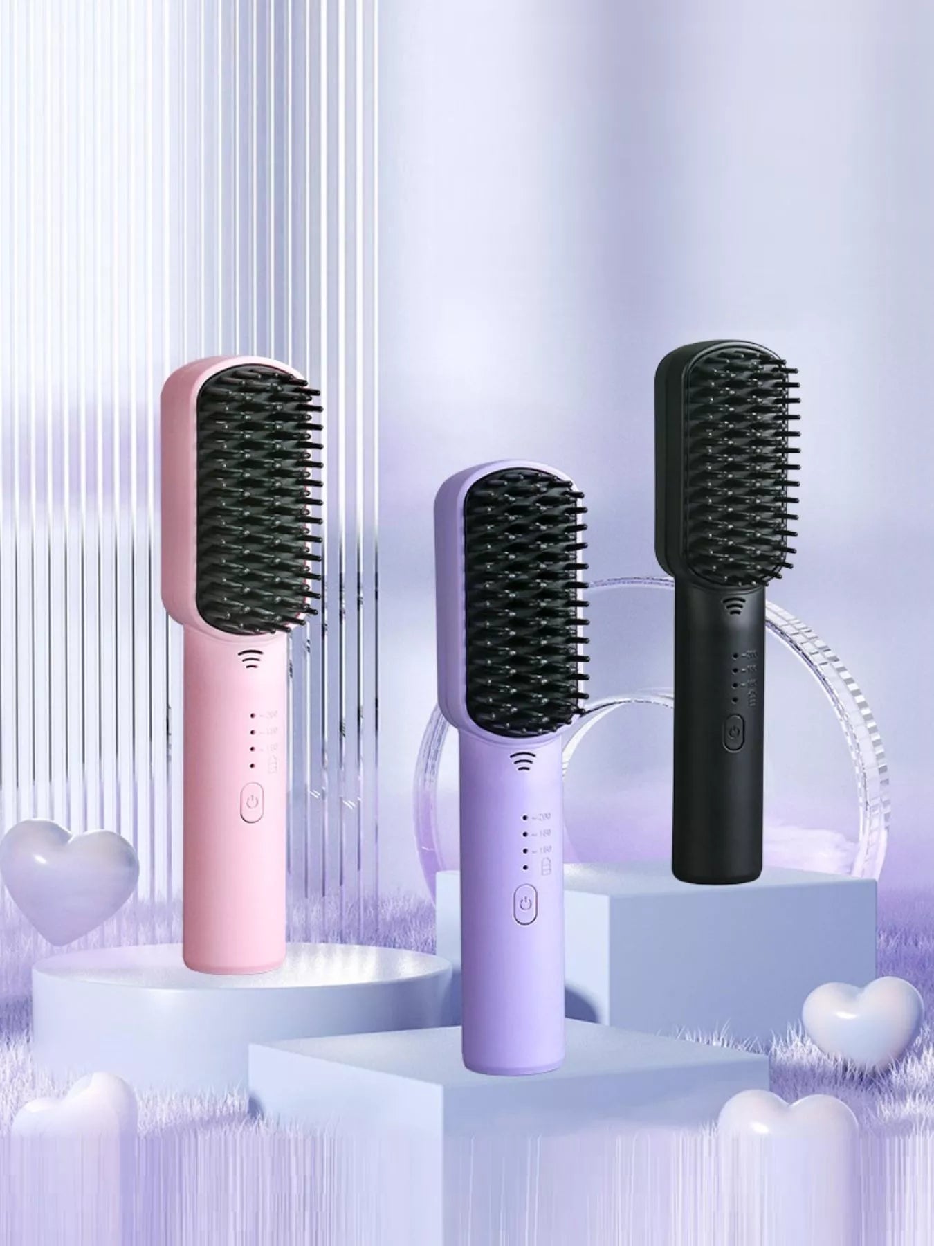 Portable Heated Hair Straightening Comb - Loving It Shop