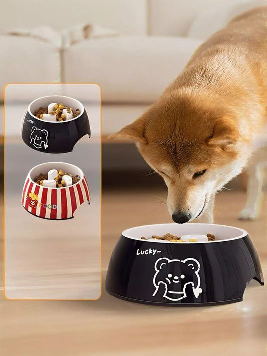 Cute Cartoon Pattern Pet Bowl - Loving It Shop