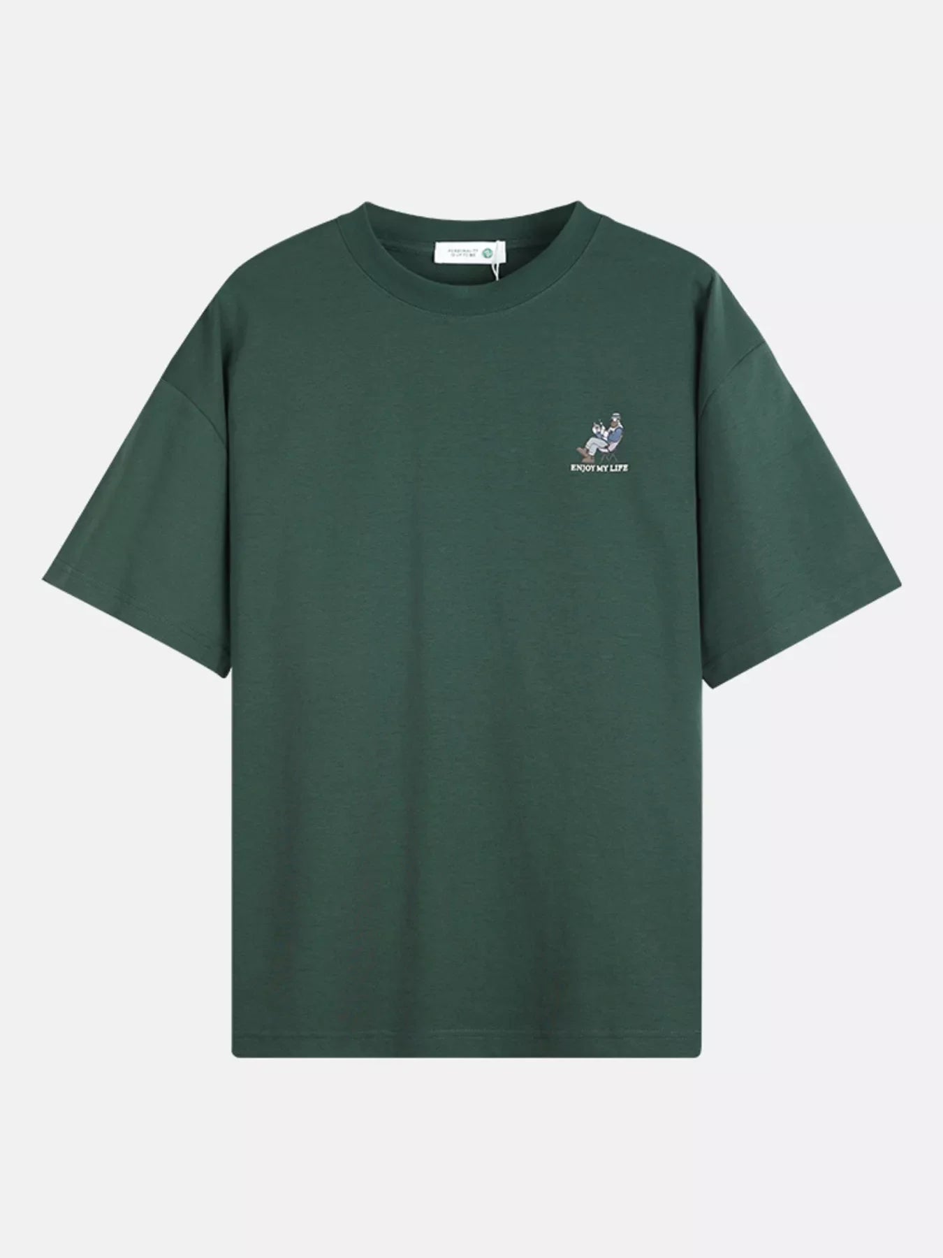 Men's Plus Size Graphic Relaxed Fit T-Shirt - Loving It Shop