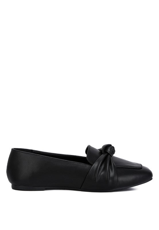 Denali Recycled Faux Leather Flat Loafers - Loving It Shop