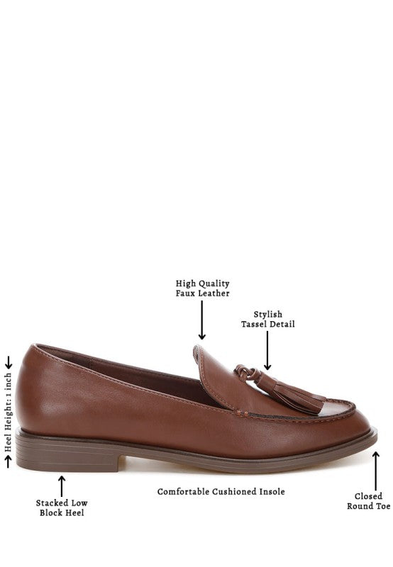 Atilia Tassel Detail Loafers
