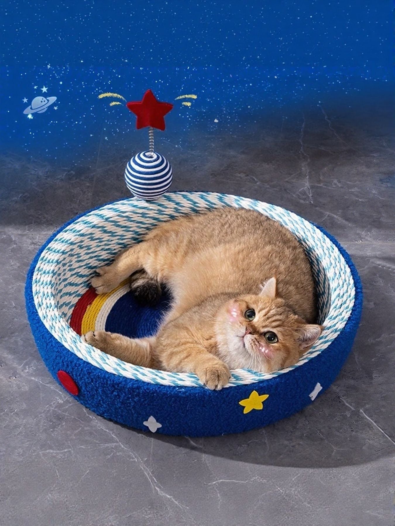 Round Cat Scratching Posts Pet Nest - Loving It Shop