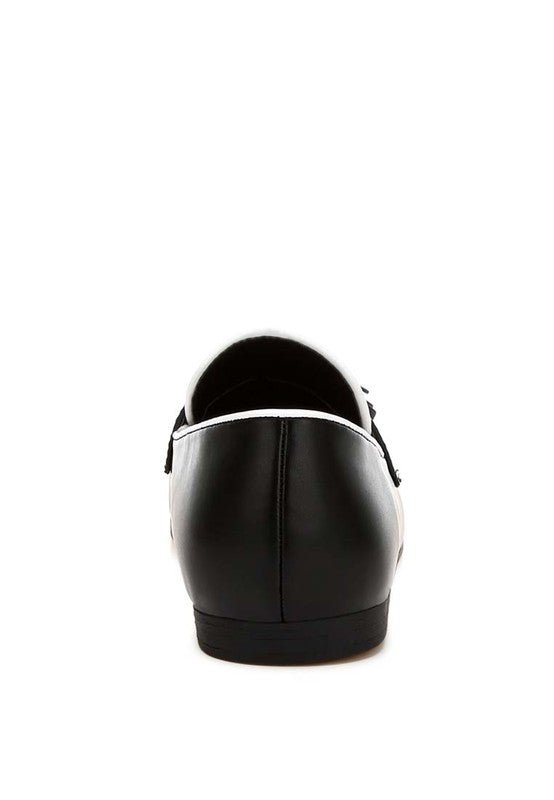 Mythos Dual Tone Tassel Loafers - Loving It Shop