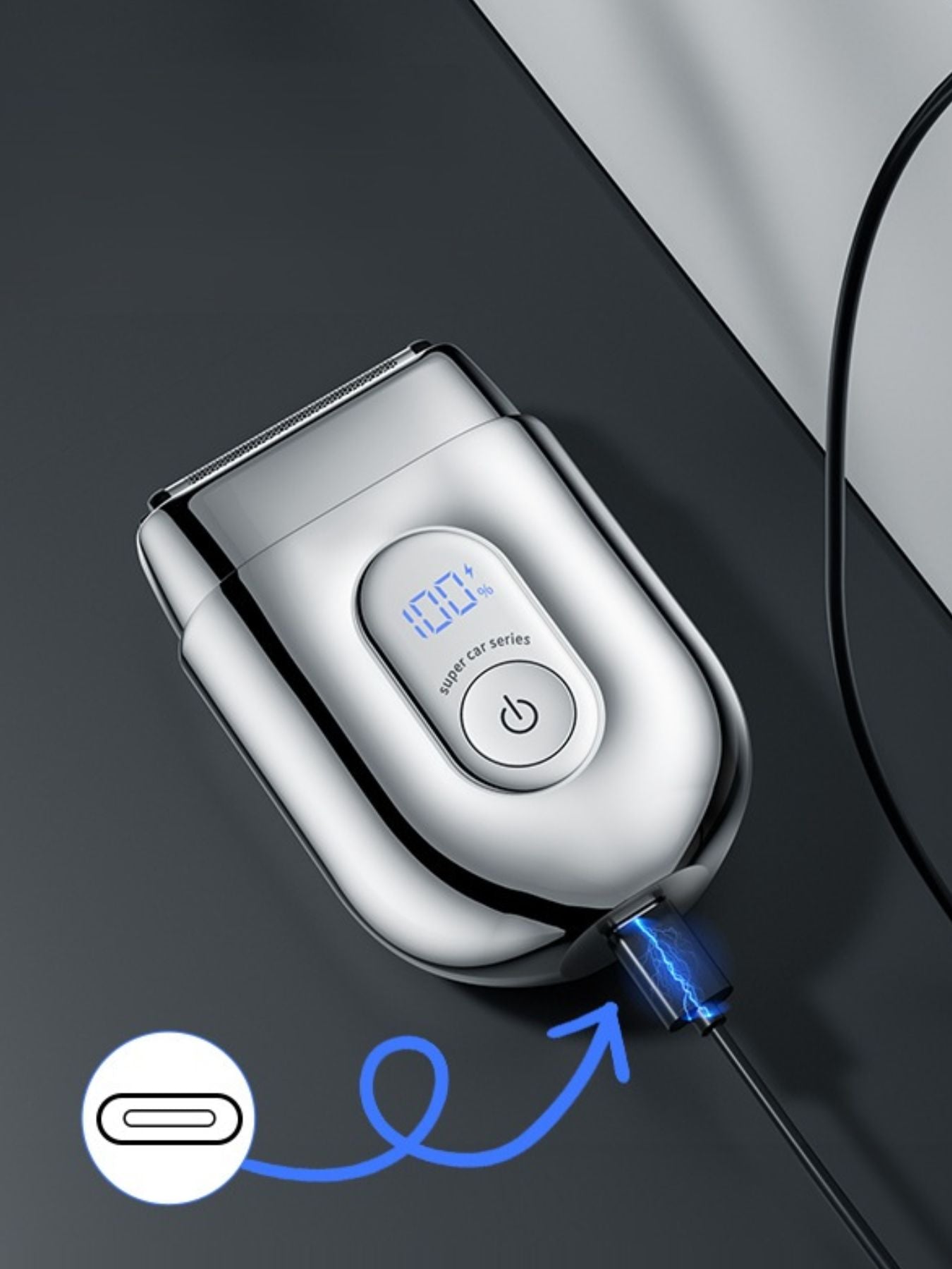 Portable Mini Shaver with LED Display - Loving It Shop