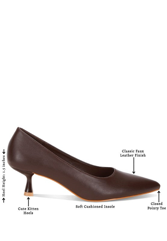 Blara Pointed Toe Pump Heels