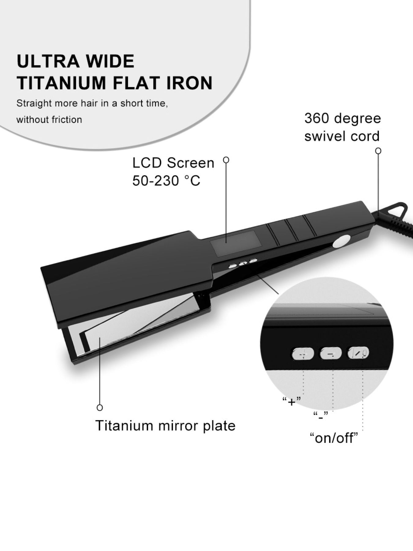 Fast Heating Hair Straightener - Loving It Shop