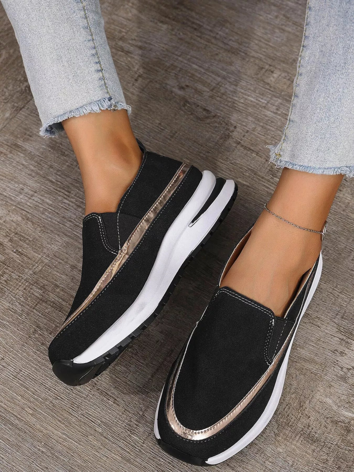Round Toe Platform Loafers - Loving It Shop