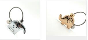 LOVE &amp; FRIENDSHIP ELEPHANT KEYCHAINS