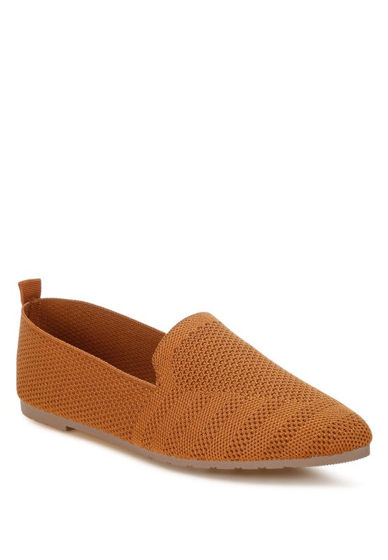 Akili Knit Textile Solid Flats
