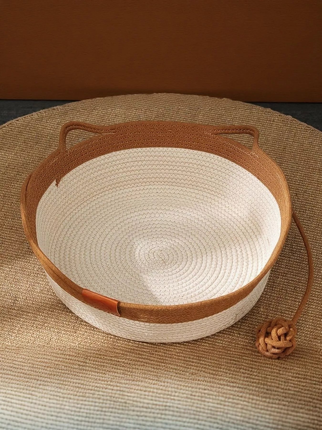 Woven Rattan Scratch - Resistant Cat Nest - Loving It Shop
