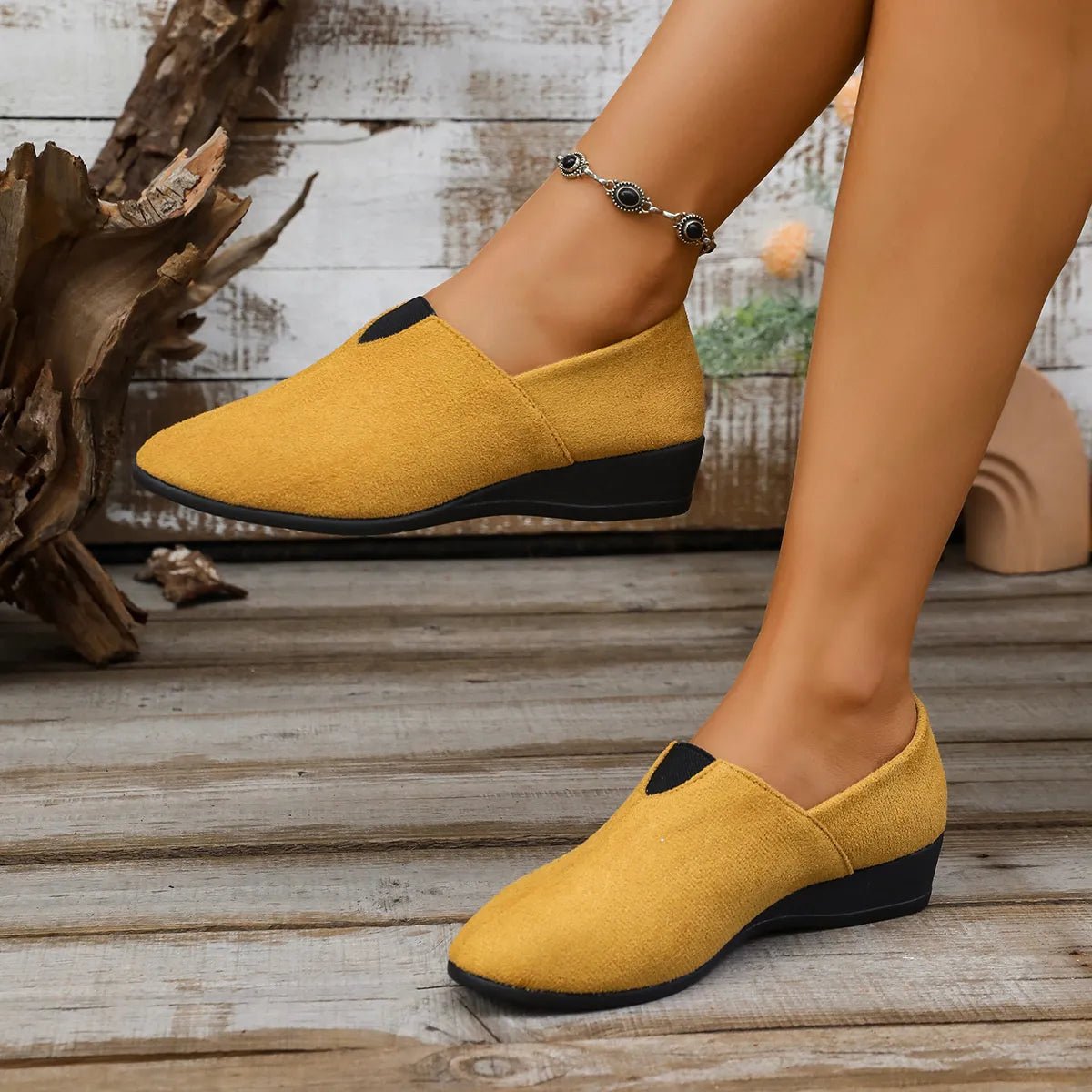 Breathable Mesh Slip - On Loafers - Loving It Shop