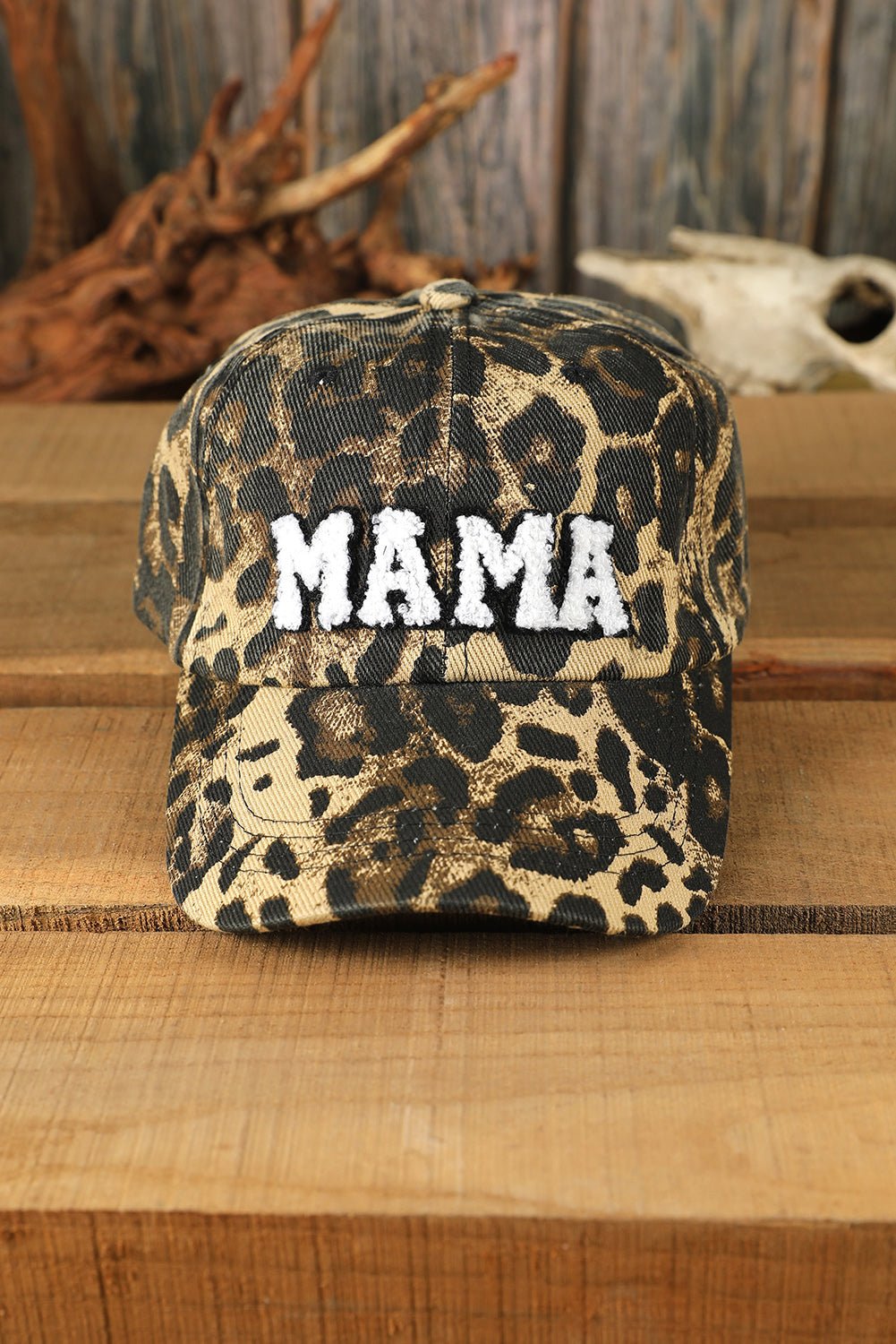 Leopard MAMA Embroidered Leopard Baseball Cap - Loving It Shop