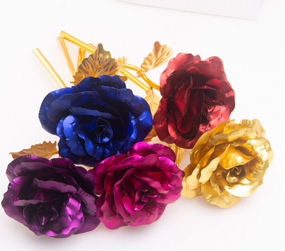 24K Gold Foil Rose - Gift for Mother&