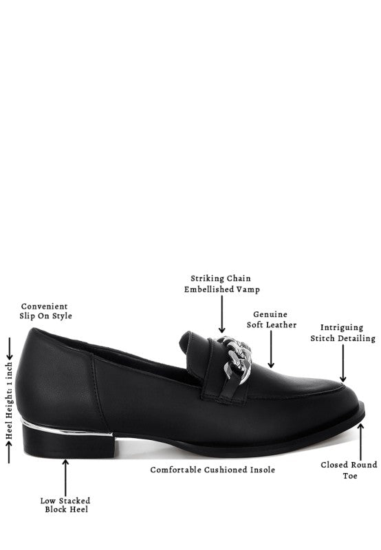 POLA Leather Horsebit Loafers - Loving It Shop