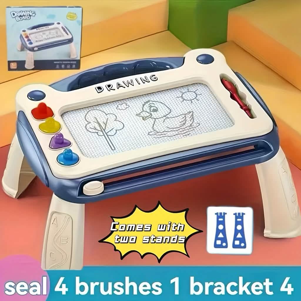 Magnetic 3-in-1 Drawing Board Toy, Draw, Write, Erase &amp; Repeat