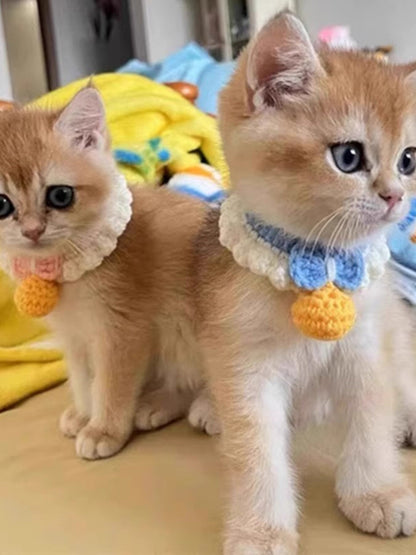 Crochet Pet Collars with Bell - Loving It Shop