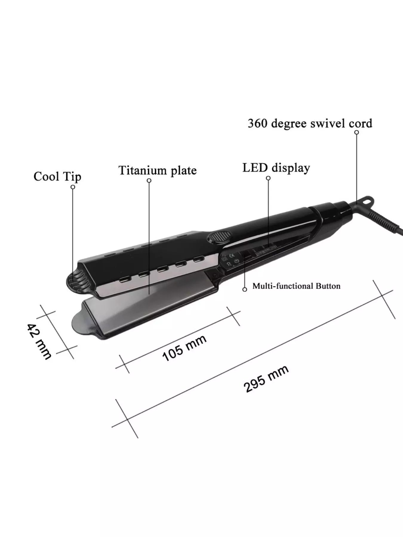 Fast Heating Hair Straightener - Loving It Shop