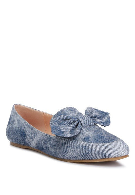 Waveney Bow Embellished Loafers - Loving It Shop