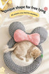 Cartoon Plaid Design Pet Mat with Bow - Loving It Shop