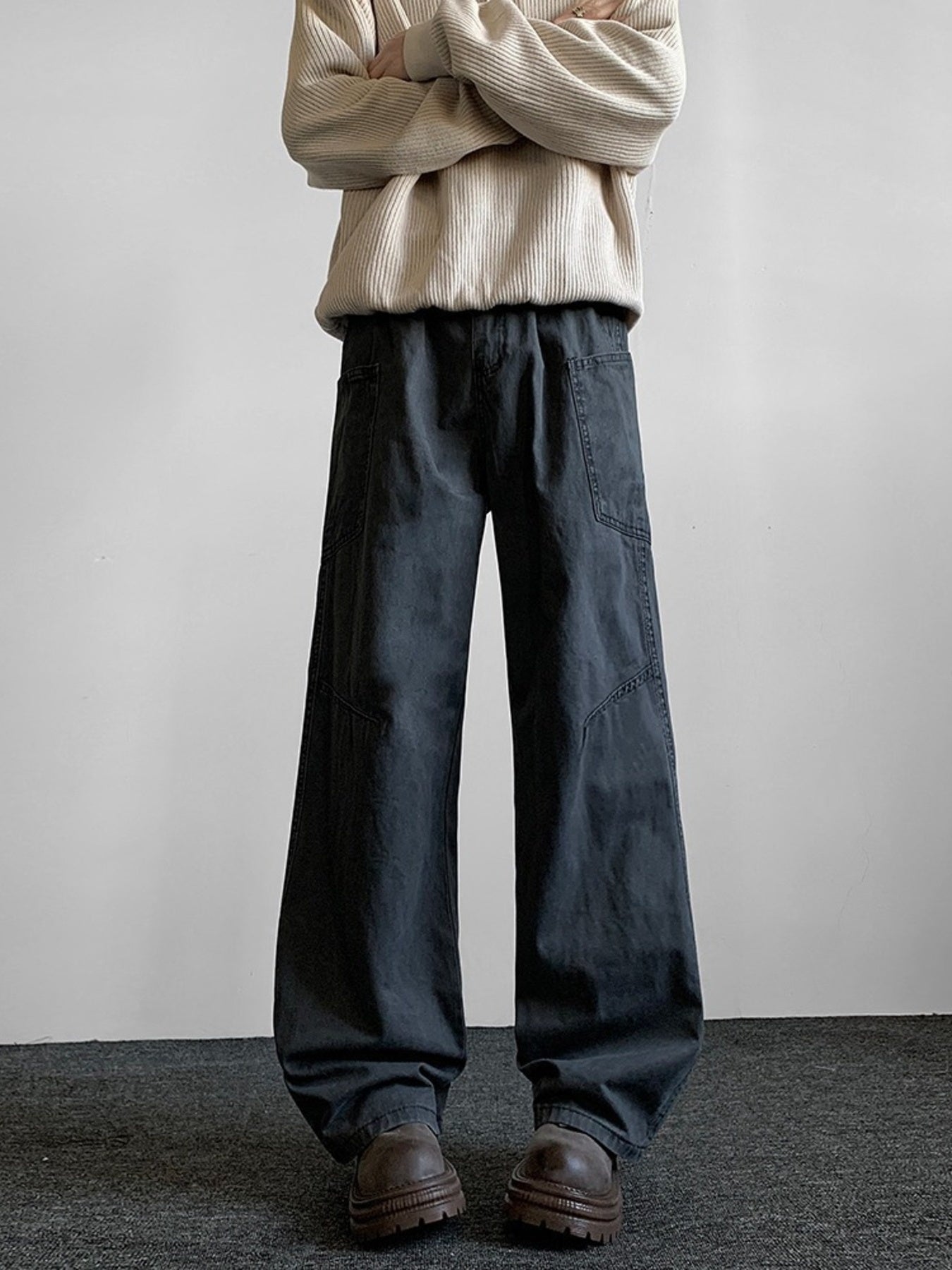 Men's Full Size Loose Fit Cargo Pants Plus Size