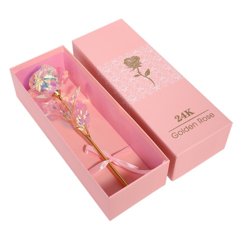 24K Glow Rose Gift Set for Mother&