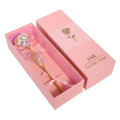 24K Glow Rose Gift Set for Mother&